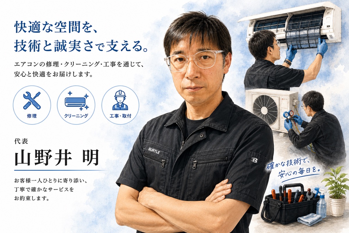 あきら電機 代表 山野井明